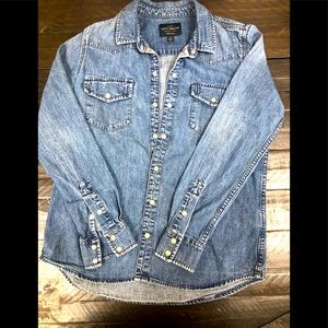 Lucky Brand Long Sleeve Snap button down shirt
